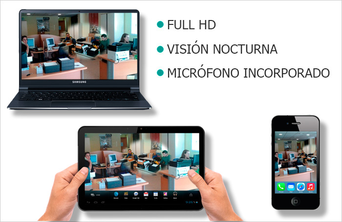Cámaras de videovigilancia IP